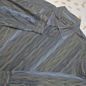 Jhane Barnes XL Striped Button Up‎ Shirt Long Sleeve Casual Menswear
